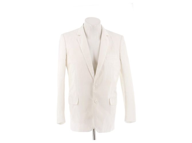 Blazer Dior blanco de algodón