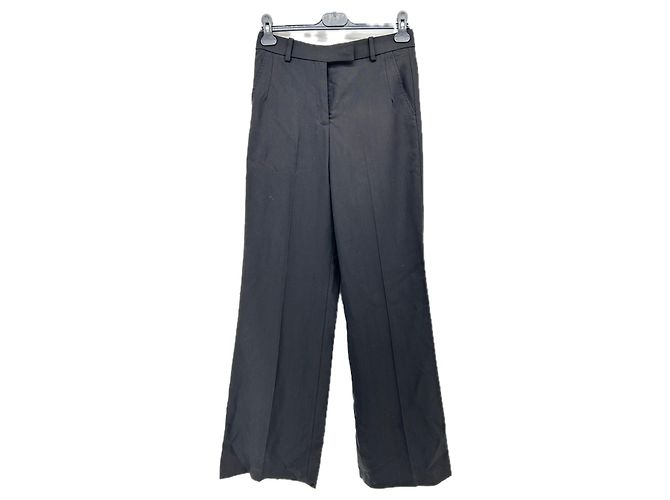 Schwarze Gestuz Hose aus Viskose
