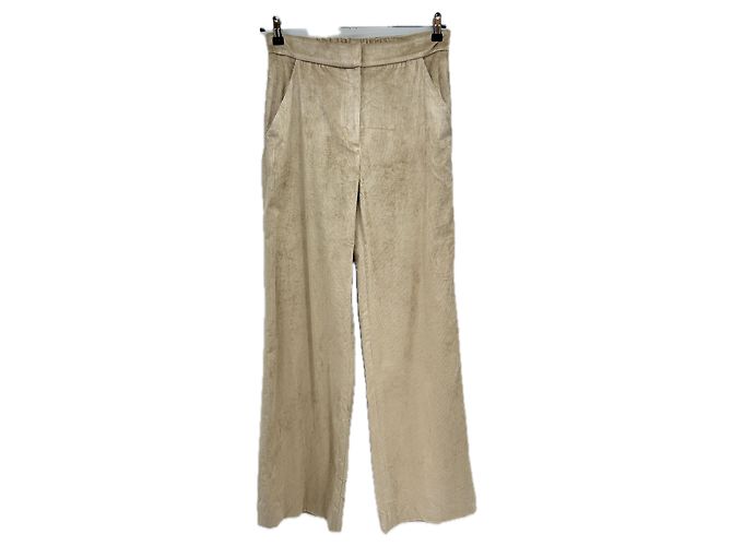 Veronica Beard Beige Samthose