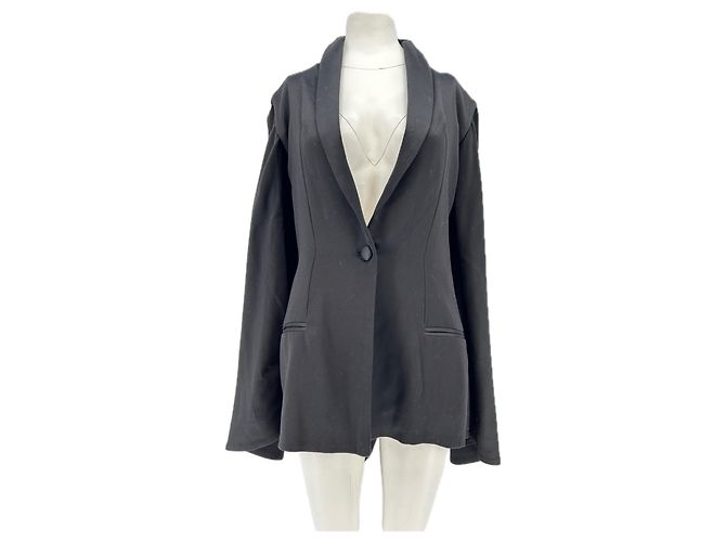 Autre Marque ALAMELU Schwarzer Blazer weite Ärmel Größe S