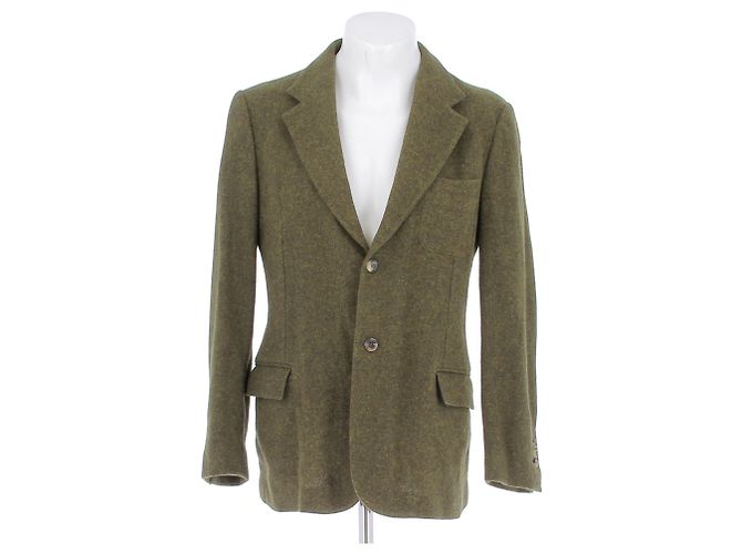 Yves Saint Laurent Wolljacke Khaki