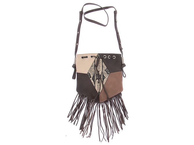 Ba&Sh Borsa Bourse "Sparrow S" Marrone