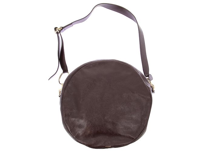 Frame Denim Bolsa de ombro "Blini" Marrom