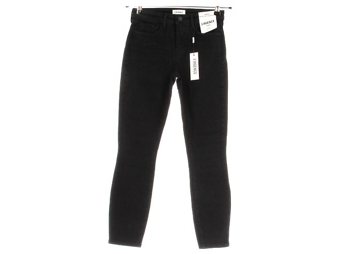 Jeans L'Agence de algodón gris talla 25