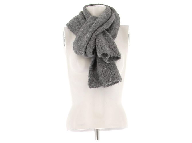 Samsoe & Samsoe Grau Wollschal 