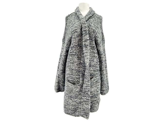 Zadig & Voltaire Cardigan aus Wolle Grau