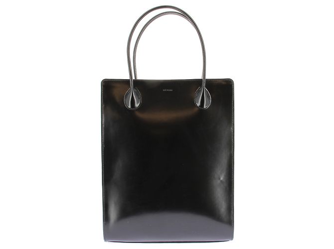 Autre Marque Bolso rectangular Jane LIÉ STUDIO de cuero negro