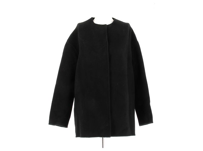 Autre Marque LOULOU STUDIO GIO Wollmantel Schwarz