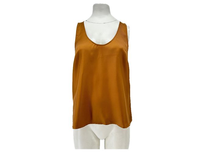 Autre Marque Short Sleeve Top 'Gaby' Orange