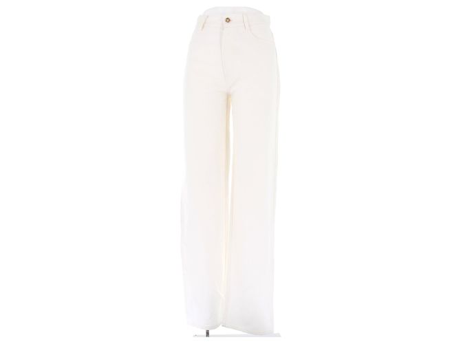 Autre Marque Jeans in denim bianche Ardea LOULOU STUDIO Bianco