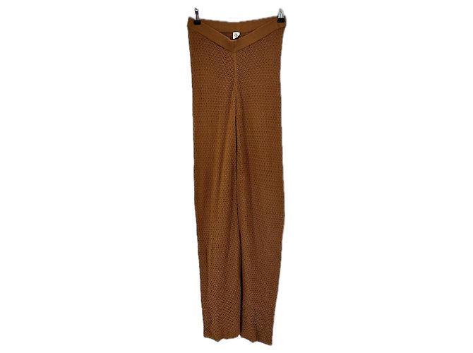 Autre Marque Pantalones de ganchillo marrones THE GARMENT Talla 36 Castaño