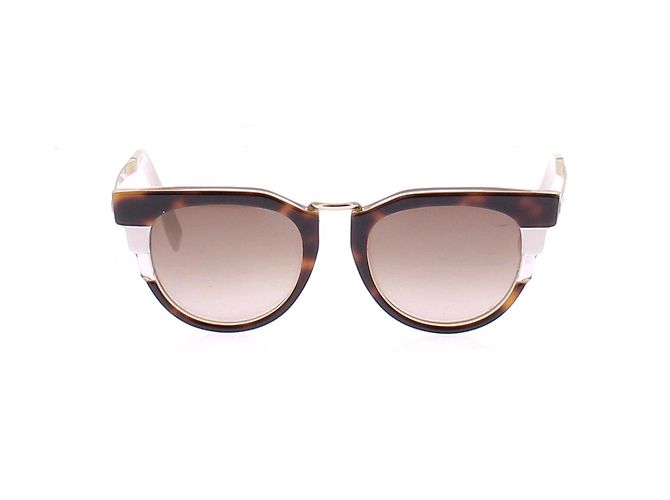 Fendi Gafas de sol carey Castaño