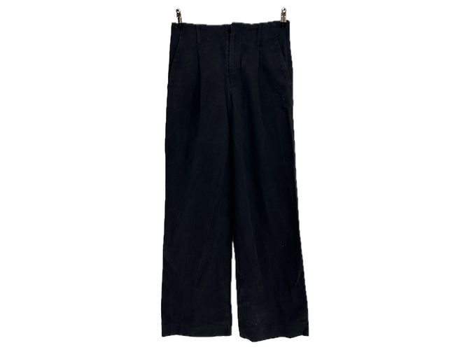 Autre Marque Jeans JIVA preto de perna larga LOULOU STUDIO