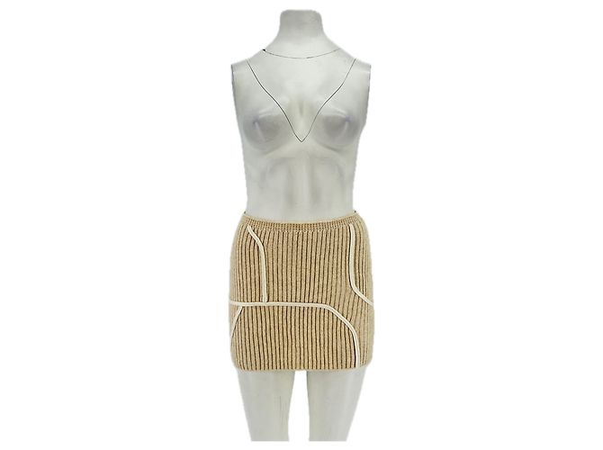 Autre Marque GUIZIO Wollrock beige