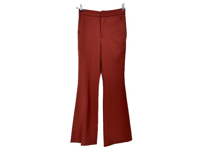 Rote Wollhose von A.L.C