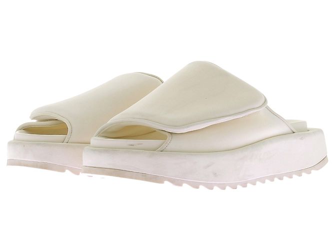 Autre Marque Mules GIA BORGHINI de lienzo blanco