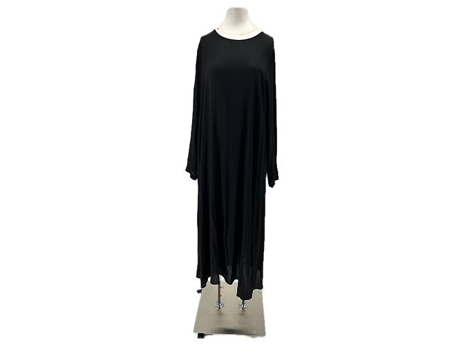 Autre Marque Langes schwarzes Kleid BAQA
