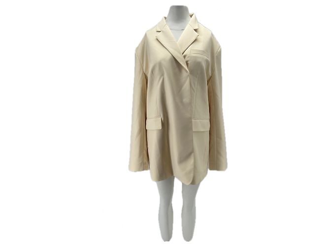 Autre Marque Blazer BAZILIKA de algodão creme Bege