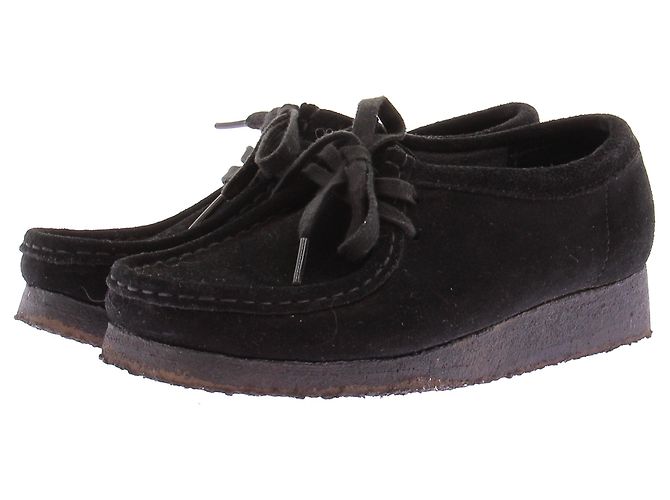 Clarks Chaussure en daim noir Black