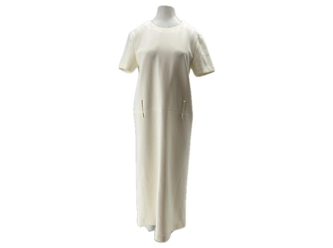 Autre Marque Vestido maxi ecru THE FRANKIE SHOP Beige