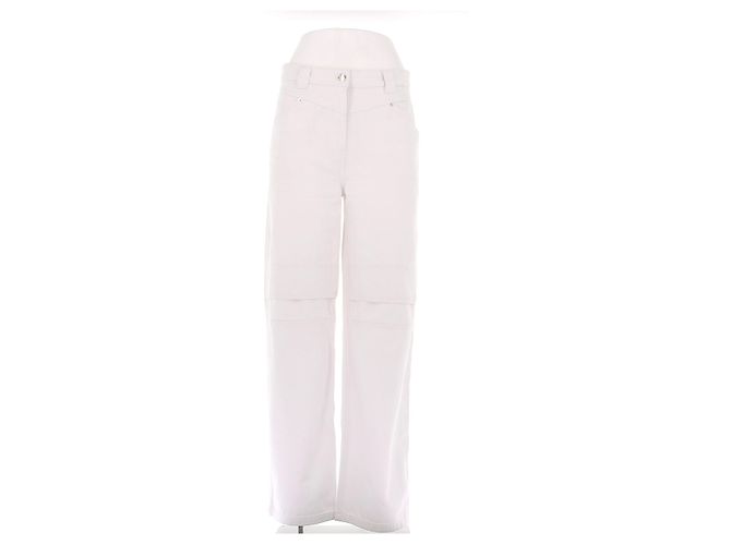 Jeans Iro bianchi in cotone taglia 38 Bianco 