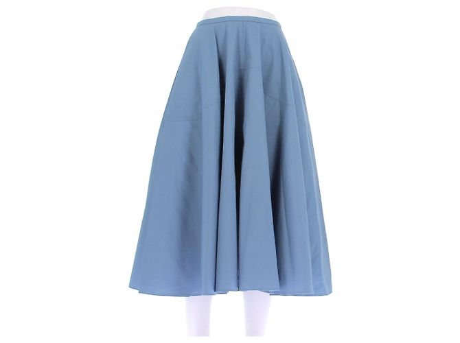 Autre Marque BITE Blauer ausgestellter Midirock