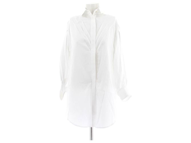 Autre Marque Camicia bianca in cotone HANANE HOTAIT Bianco