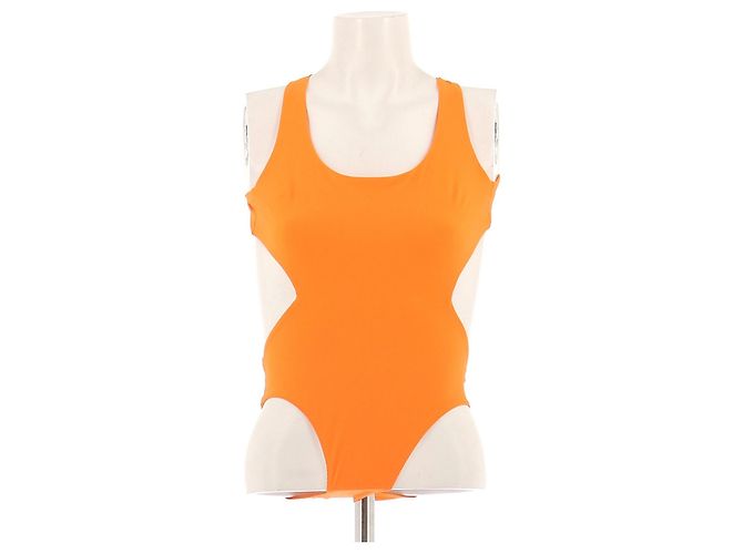 Nina Ricci Einteiliger orange Badeanzug