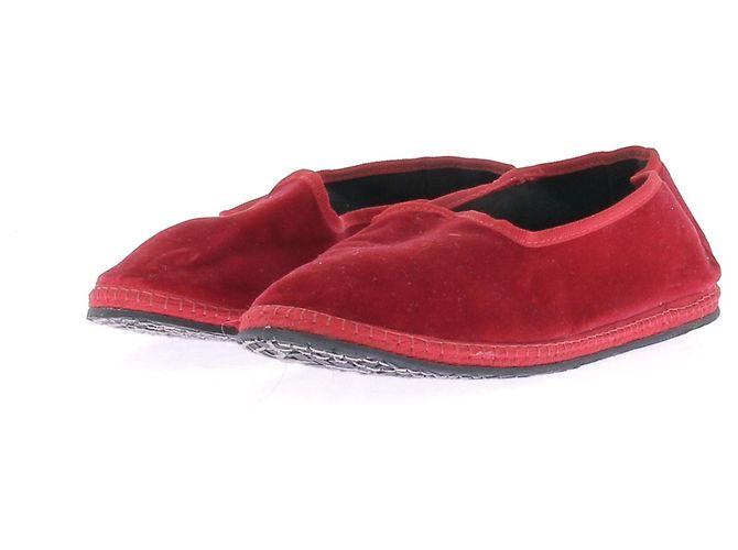 Pierre Balmain PIEDATERRE Samtloafer rot