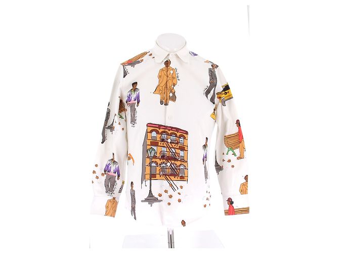 Louis Vuitton Giacca di jeans "AW19 Virgil Abloh" Bianco
