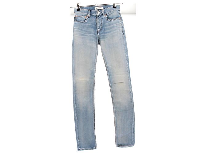 Vaqueros Balenciaga de algodón azul