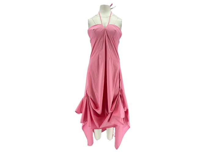 Autre Marque Vestido largo sin mangas rosa NINETY PERCENT XS