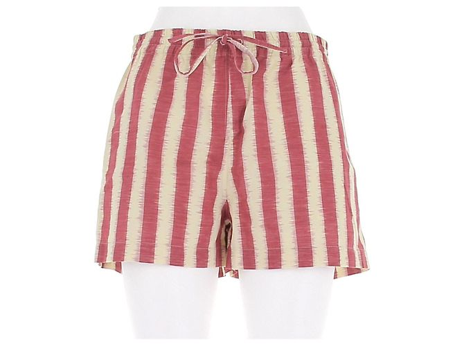 Pantaloncini Christian Dior a righe rosso e giallo