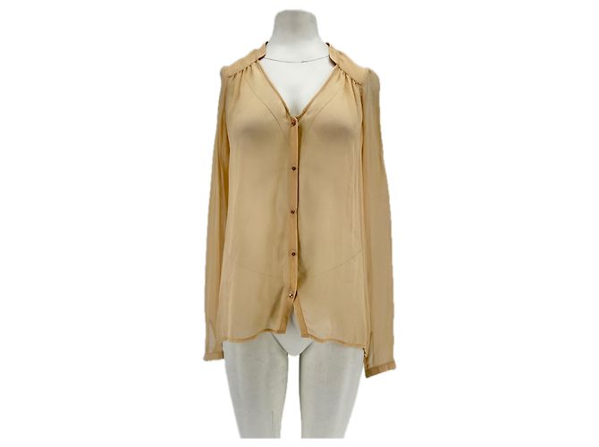 Autre Marque Top in seta beige FELDER FELDER