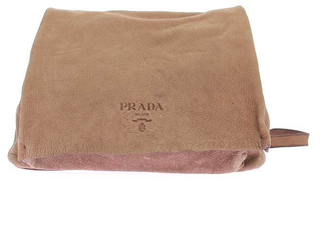 Prada Borsa a tracolla marrone