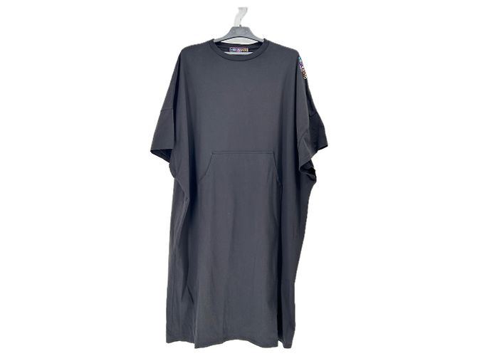 Autre Marque Camiseta de algodón negra WEINSANTO