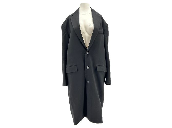 Balenciaga Black Wool Coat