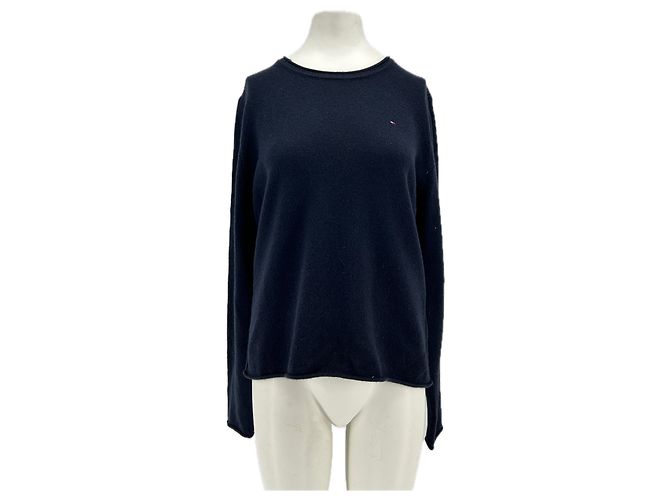 Tommy Hilfiger Wollpullover Marineblau