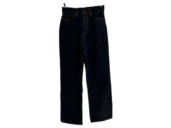 Autre Marque Vaqueros Wardrobe NYC azul oscuro de algodón talla 24
