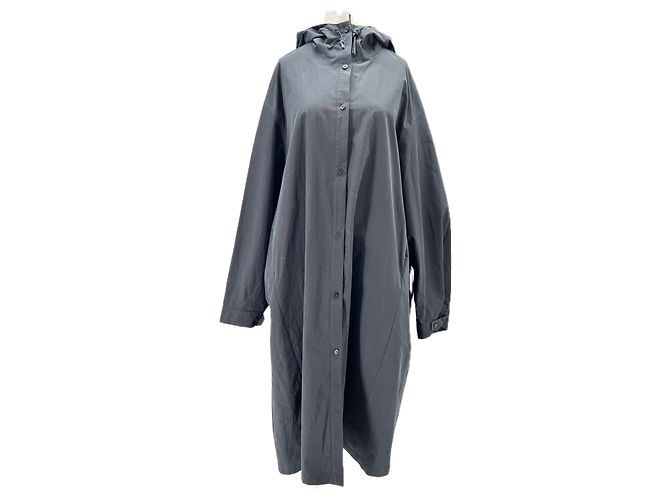 Autre Marque Chaqueta parka larga negra de algodón BEST MOMENT Negro
