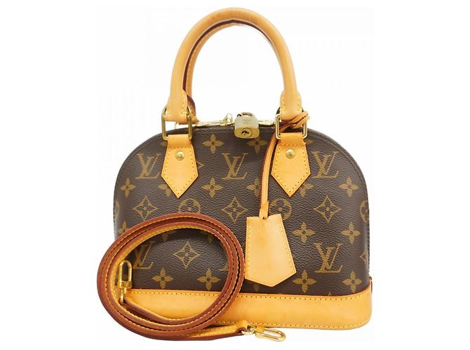 Borsa Alma BB Monogramma Louis Vuitton Marrone