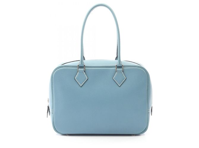 Sac à main Hermès Plume 28 Bleu