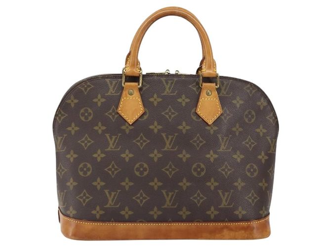 Louis Vuitton Alma Monogram Canvas PM Marron