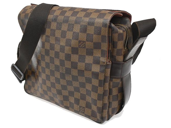 Sac à main Naviglio Damier Louis Vuitton Marron