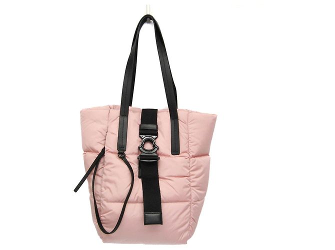 Moncler XANDER Tote Small Black Pink