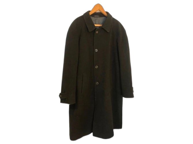 Autre Marque Lebole long wool coat Dark green