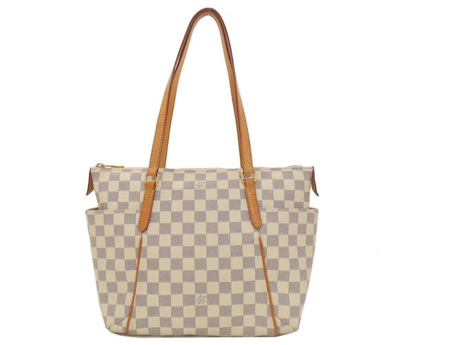 Bolsa tote em canvas Damier Louis Vuitton Azul Damier ebene