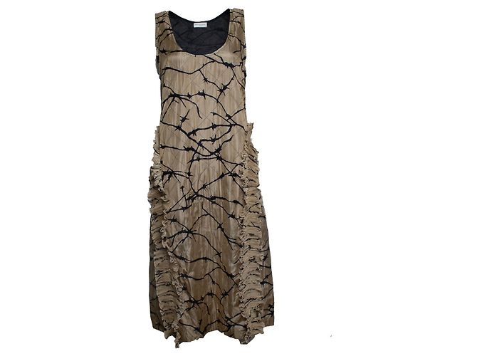 Vestido sem mangas e acolchoado Dries van Noten Preto