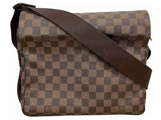 Naviglio Damier Schultertasche von Louis Vuitton Metallisch Bronze