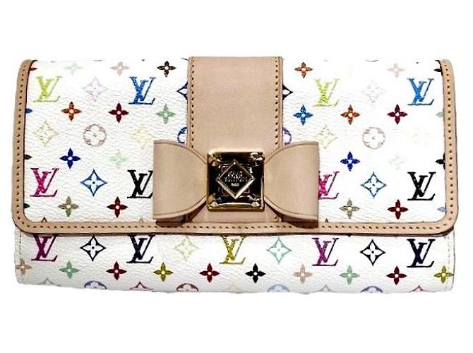 Cartera Larga Monograma Sarah de Louis Vuitton Blanco